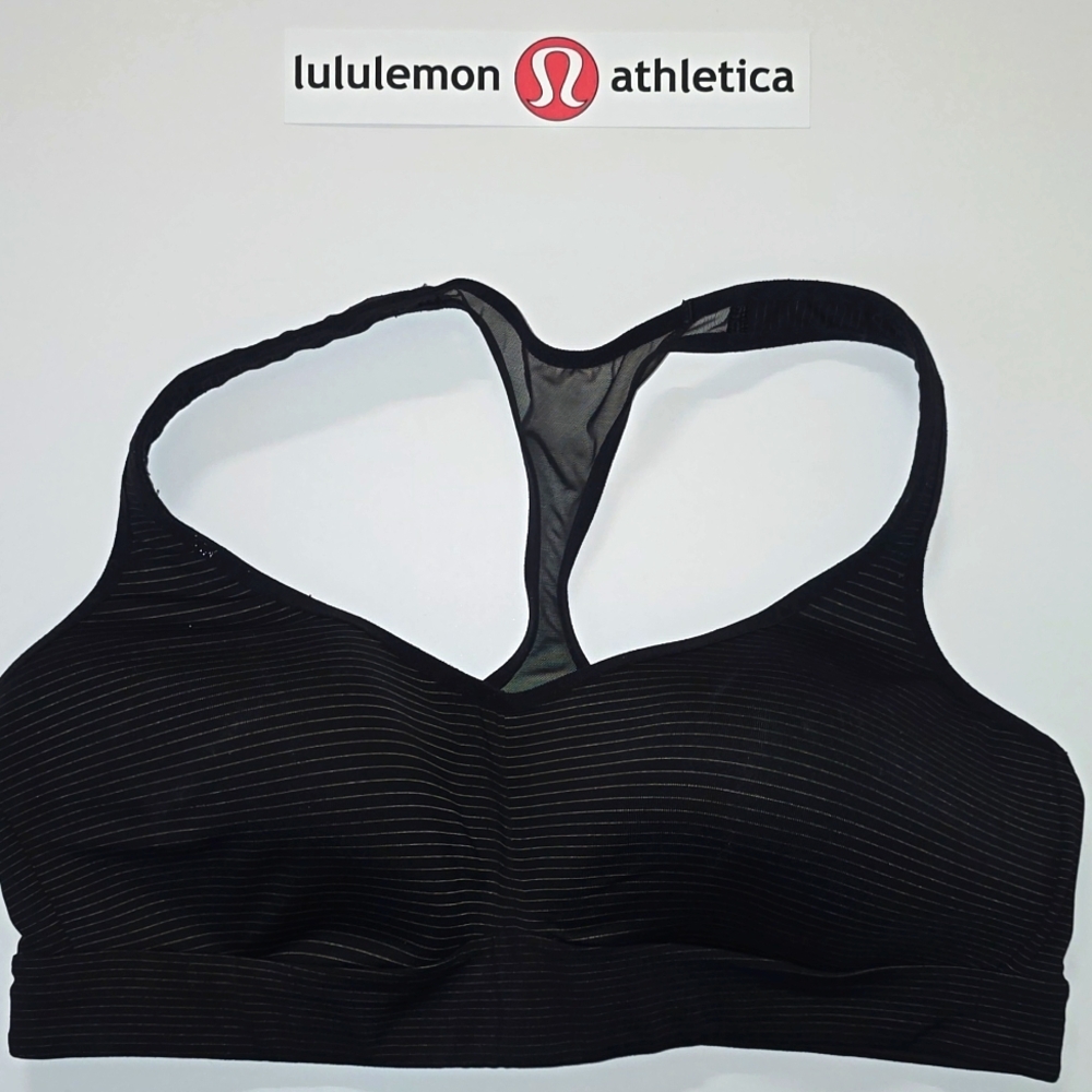 Lululemon Black Speed Up Bra!  Pre Loved!